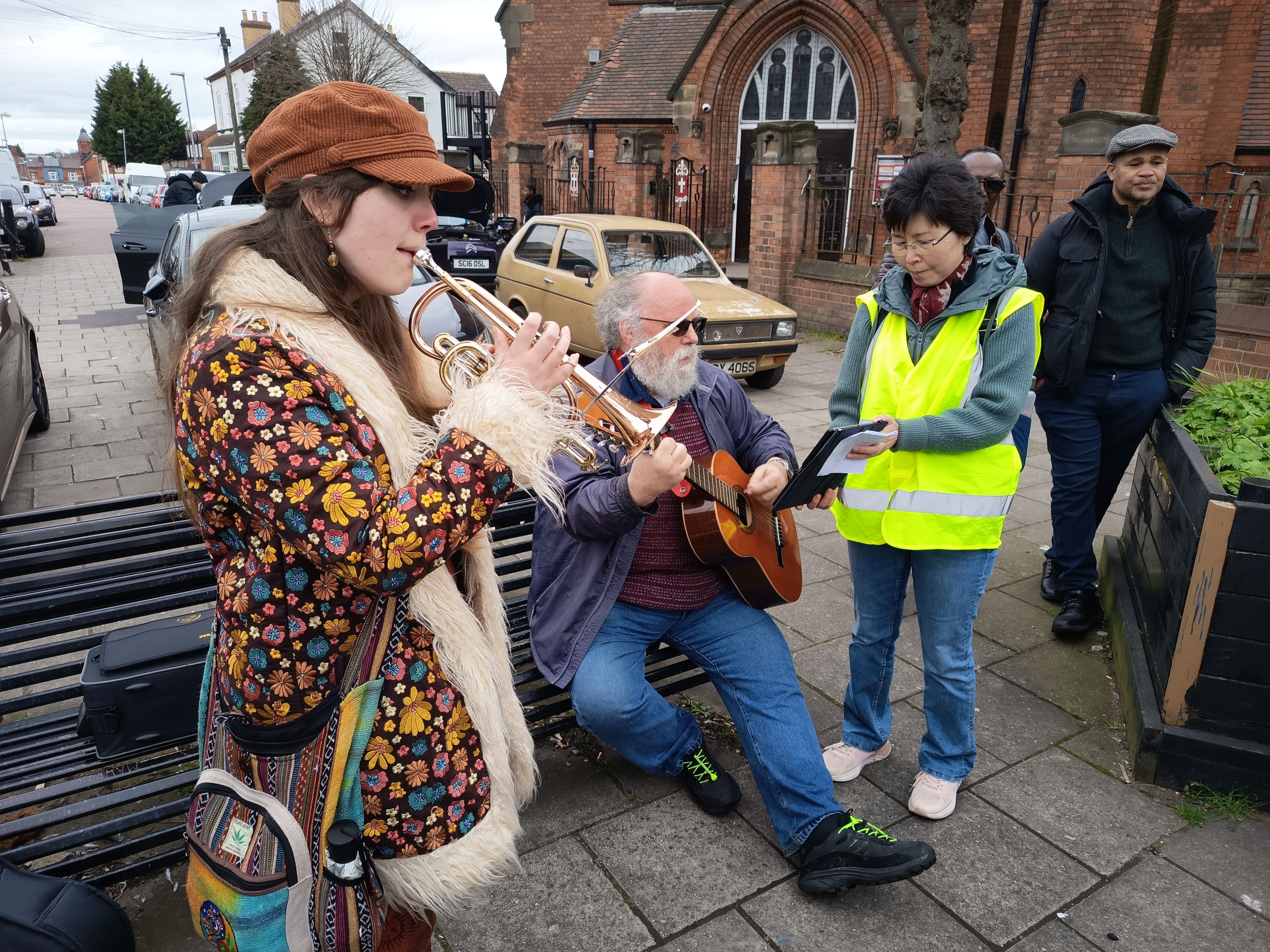 Cornet at the March of Witness